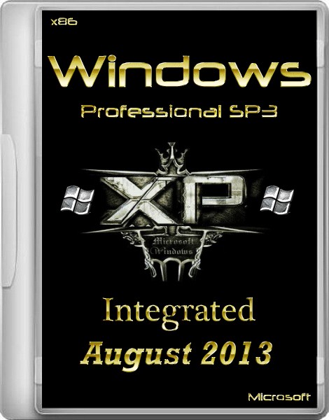 Windows XP Professional SP3 Integrated August 2013 (x86/RUS/ENG)