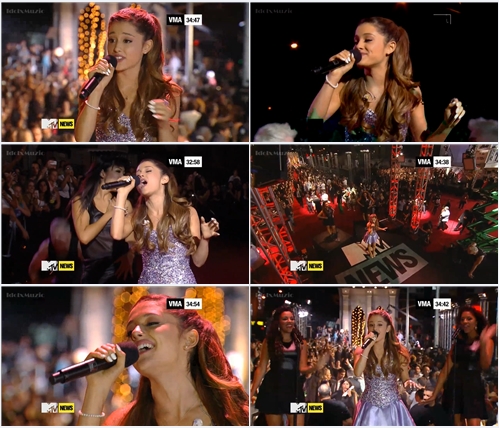 Ariana Grande - The Way & Baby I (Live @ MTV VMA 2013) HD 720p