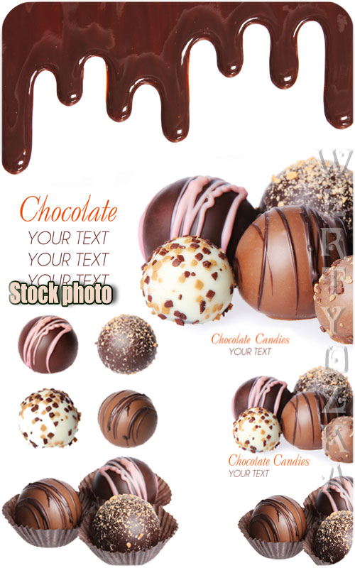 ,   / Chocolate, chocolate candy - Raster clipart
