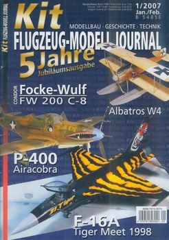 Kit Flugzeug-Modell Journal 2007-01