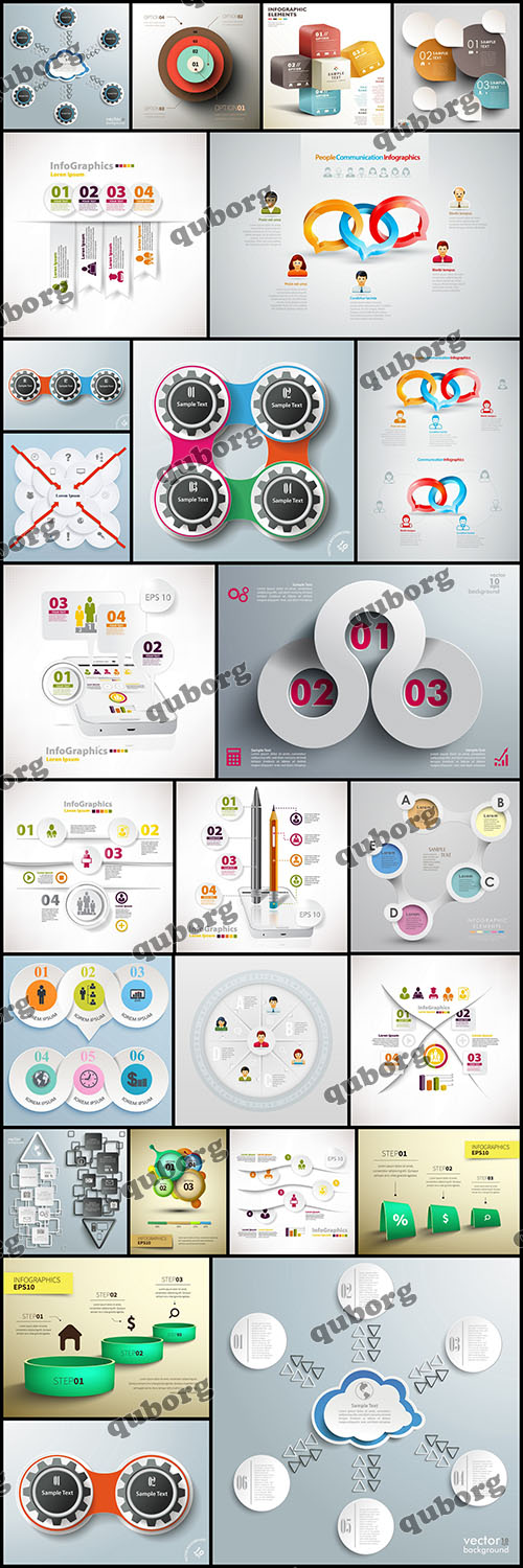 Stock Vector - Infographics Collection Part 22