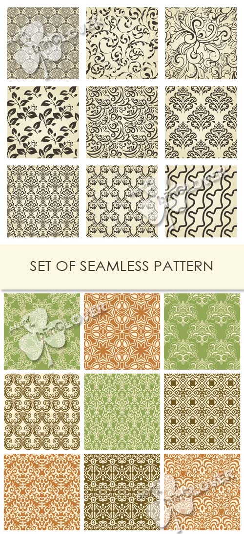 Set of seamless patterns 0480