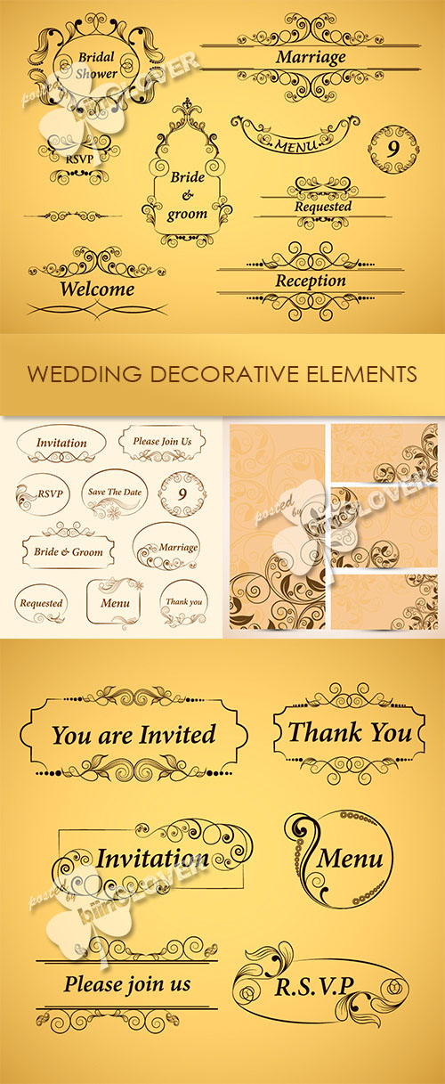 Wedding decorative elements 0480
