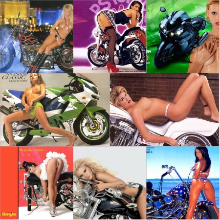 Обои на тему - Девушки и мотоциклы