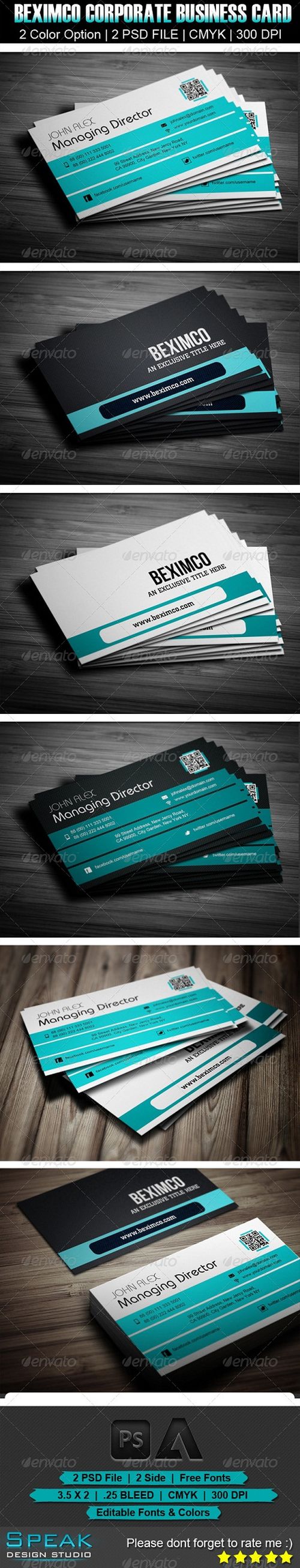 PSD - Beximco Corporate Business Card Design