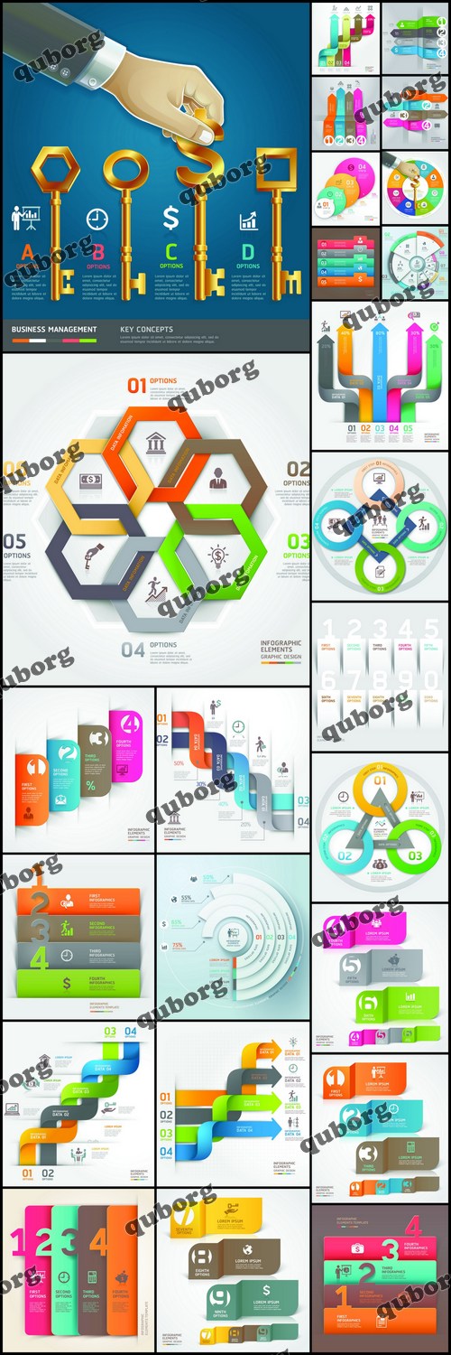 Stock Vector - Infographics Collection 31