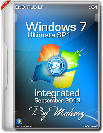 Windows 7 Ultimate SP1 x86 Integrated September By Maherz (2013) ENG/RUS