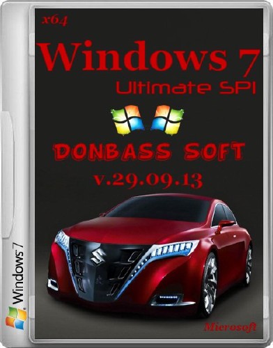 Windows 7 Ultimate SP1 DS v.29.09.13 (x64/RUS/2013)