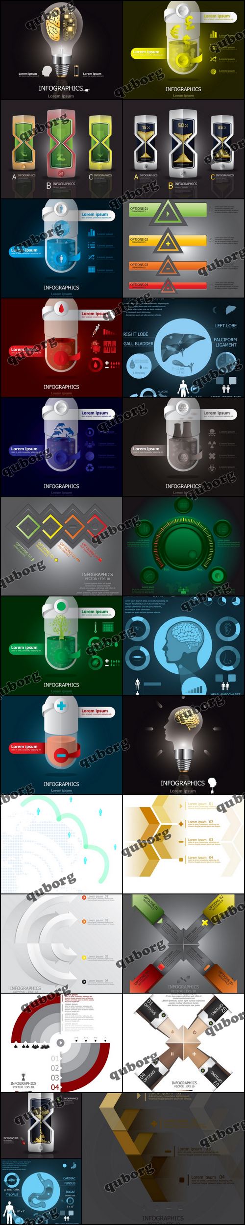 Stock Vector - Infographics Collection 40