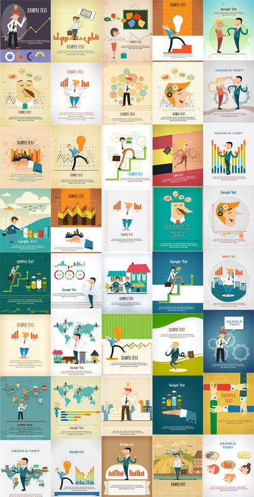 40 Vector Business Illustrations