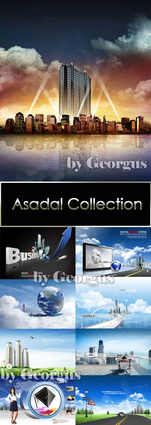Business collection PSD sources