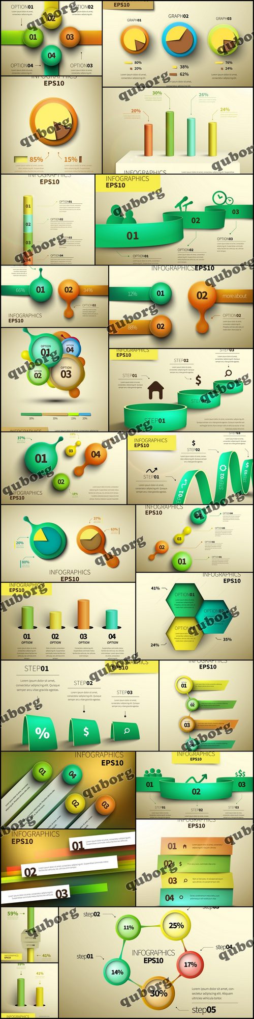 Stock Vector - Infographics Collection 42