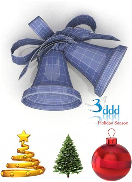 [3DMax] 3DDD Holiday Season Decorations