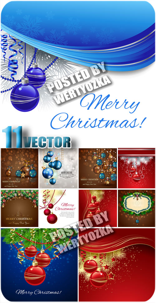    / Beautiful christmas background - stock vector