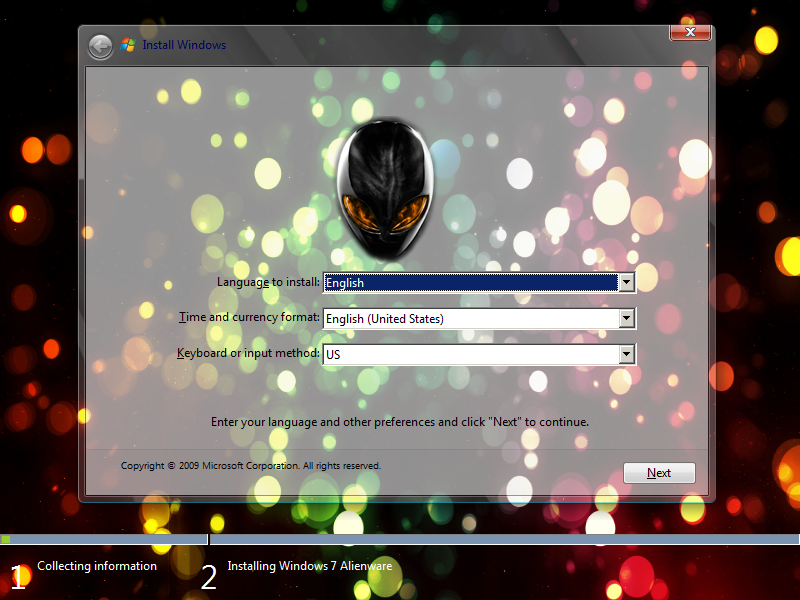 Microsoft Windows 7 Ultimate SP1 x64 AlienWare Edition FINAi ENGLISH Incl