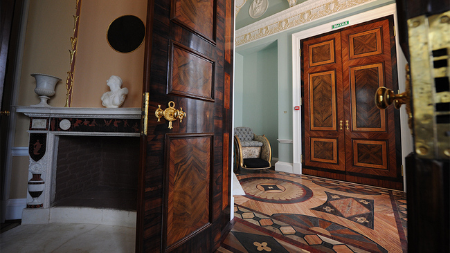 Agate Rooms at the Museum-Reserve "Tsarskoye Selo".  Photo ITAR-TASS / Ruslan Shamukov