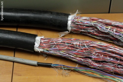 Copper and fiber optic cables