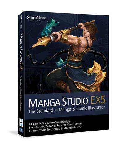 Manga Studio EX v5.0.3 With Material (Win-Mac) + Crack, Keygen, Patch, Serial and Activator