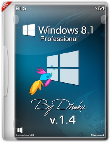 Windows 8.1 Professional x64 v.1.4 by D1mka (RUS/2013)
