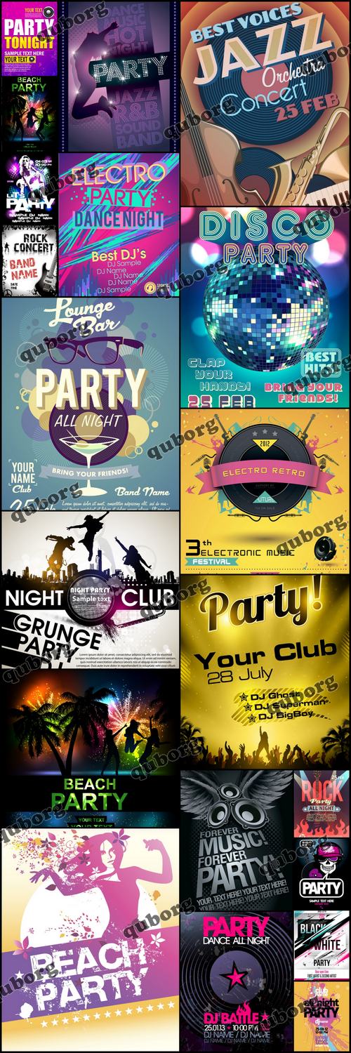 Stock Vector - Party Poster