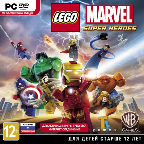 LEGO Marvel Super Heroes +2DLC (2013/RUS/ENG/MULTi10/RePack by xatab)