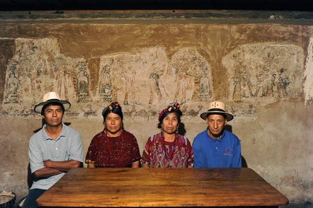 Найдены фрески майя на кухне гватемальца.