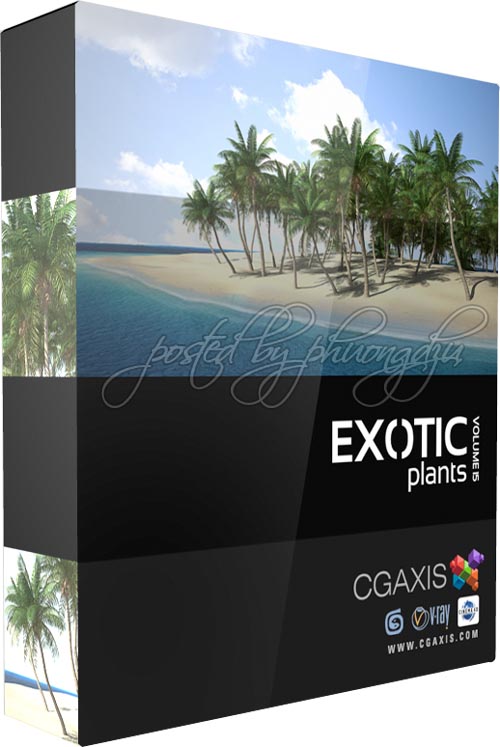 CGAxis Models Volume 15 - Exotic Plants repost