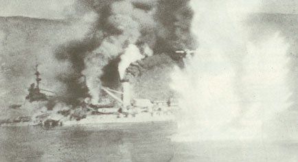 As the British sank Allied French fleet