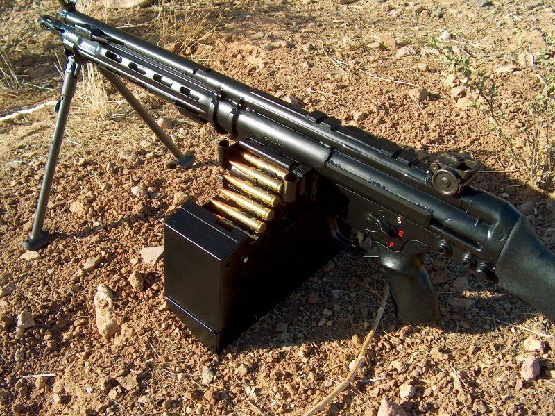 Единый/ручной пулемет «Хеклер унд Кох» НК21 (НК23) ФРГ