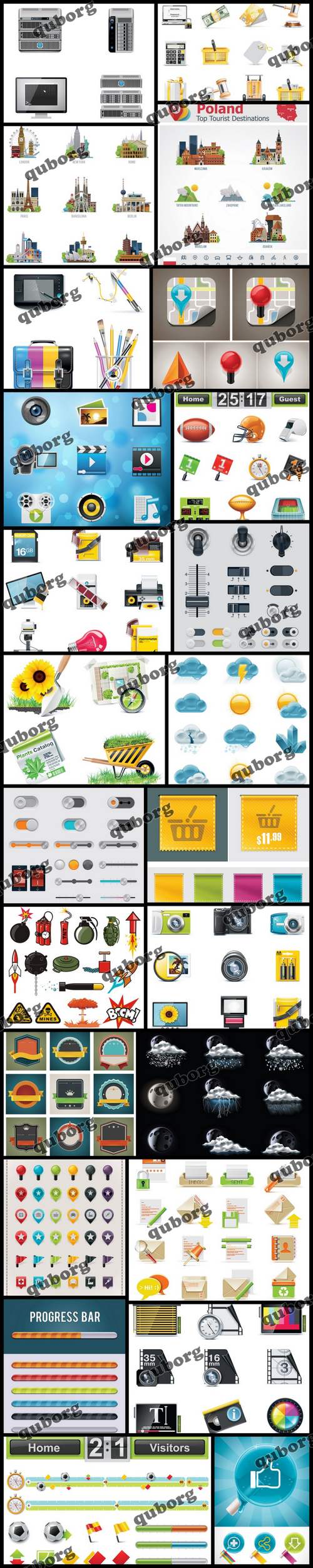 Stock Vector - App Icons Collection 5