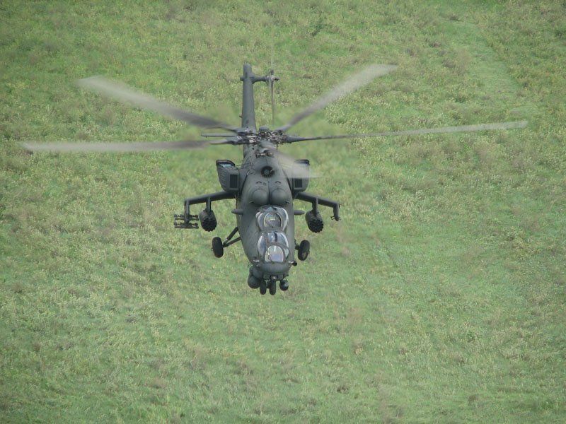 Очередная партия вертолетов Ми-35М поступила на авиабазу армейской авиации Южного военного округа