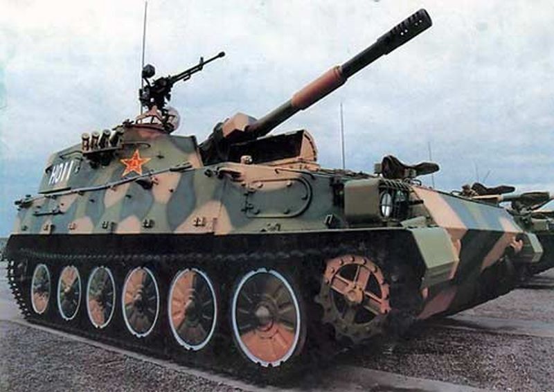 Chinese self-propelled howitzer, the Type 89
