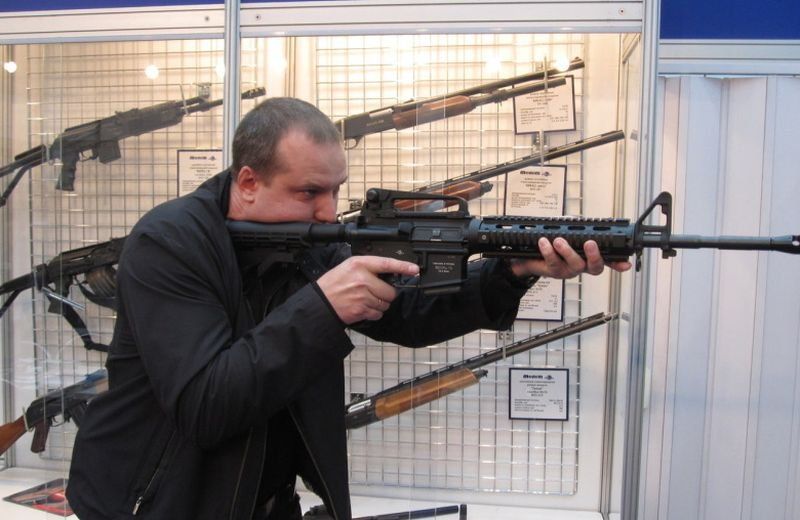 Российский вариант американского карабина Кольт М4 – карабин для охоты Вепрь-15
