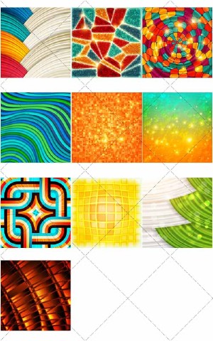      | Colored in abstract style backgrounds 3, 