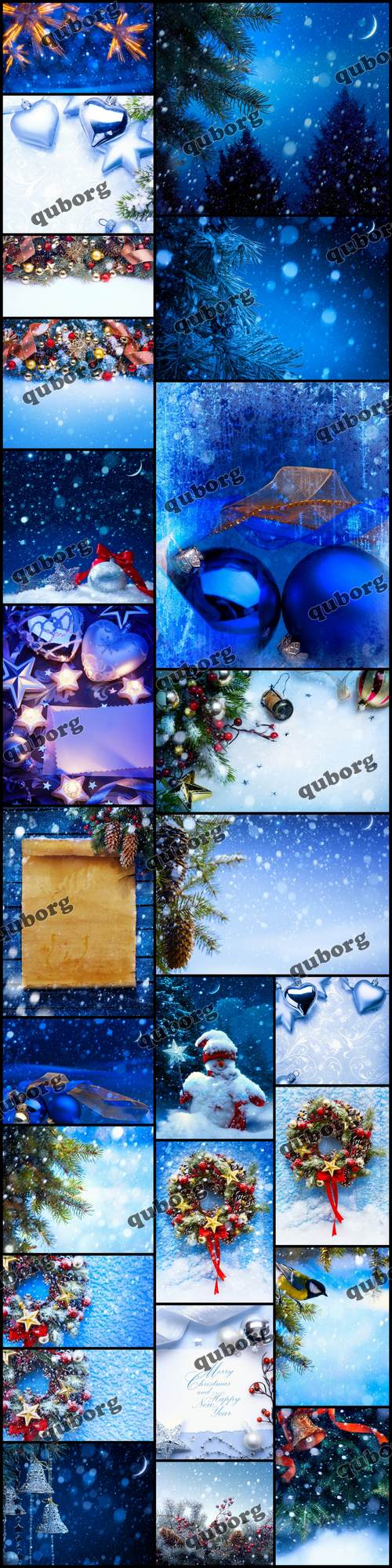 Stock Photos - Blue Christmas Backgrounds