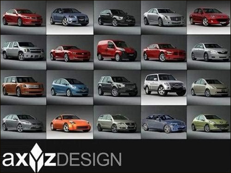 [3DMax]  AXYZ Design  Car Collection