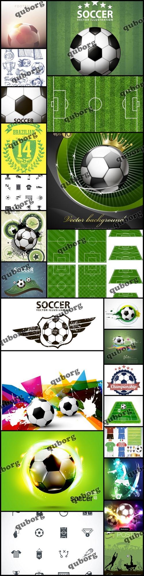 Stock Vector - Soccer & Football 3