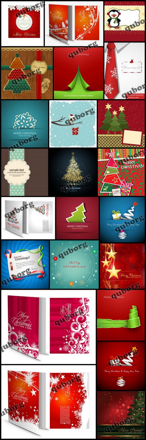 Stock Vector - Christmas Greeting Card