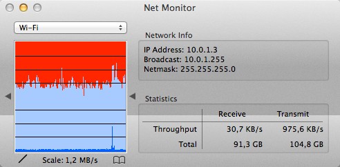 NetMonitor - программа для мониторинга за интернет трафиком