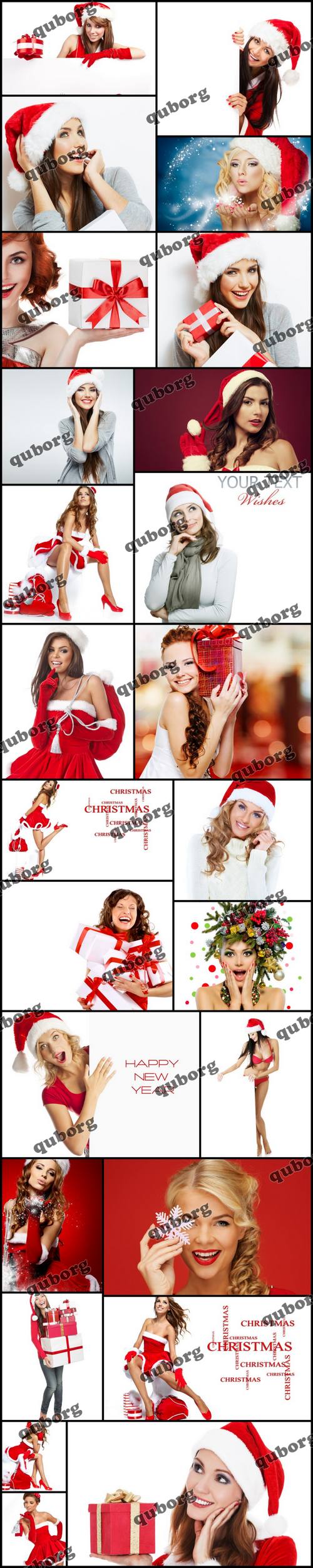Stock Photos - Christmas Woman
