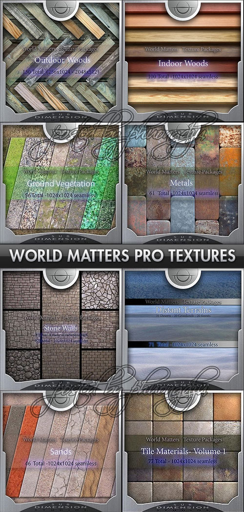 [3d Textures] Pro Seamless Textures - Architectural & Nature