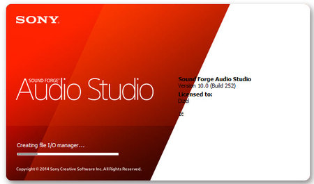 Sony Sound Forge Audio Studio v.10.0 Build 252