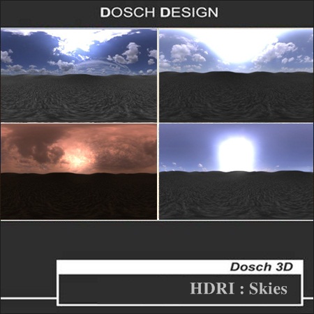 [3DMax] DOSCH DESIGN HDRI Skies