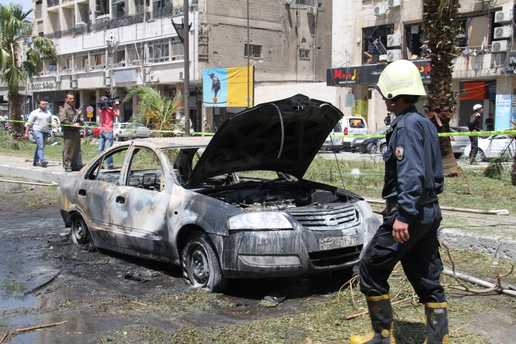 В центральных кварталах Дамаска разорвалось свыше 20 минометных снарядов