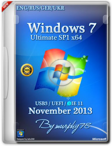 Windows 7 Ultimate SP1 USB3/UEFI/IE11 :8.December.2013