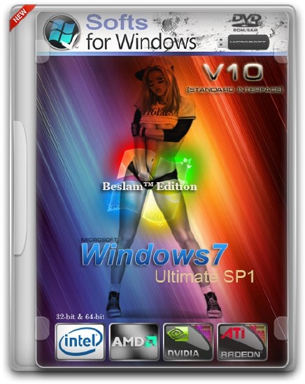 Windows 7 Ultimate SP1 Beslam Edition v.10 (x86/x64)