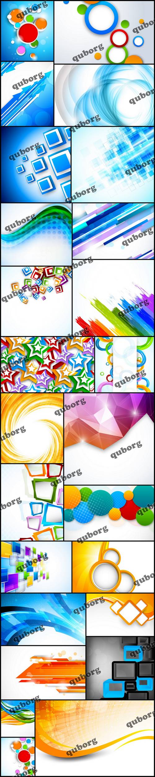 Stock Vector - Collection of Vector Abstract Backgrounds 54