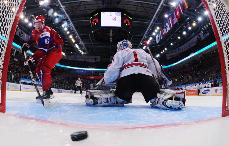 Молодежная сборная России победила команду хоккейной лиги Онтарио в матче Суперсерии