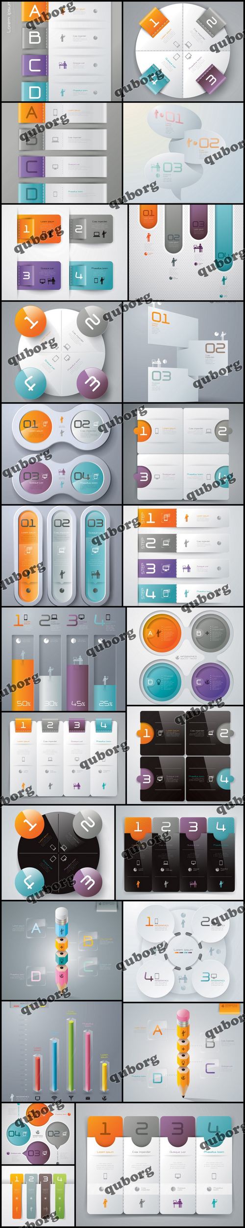 Stock Vector - Infographics Collection 69