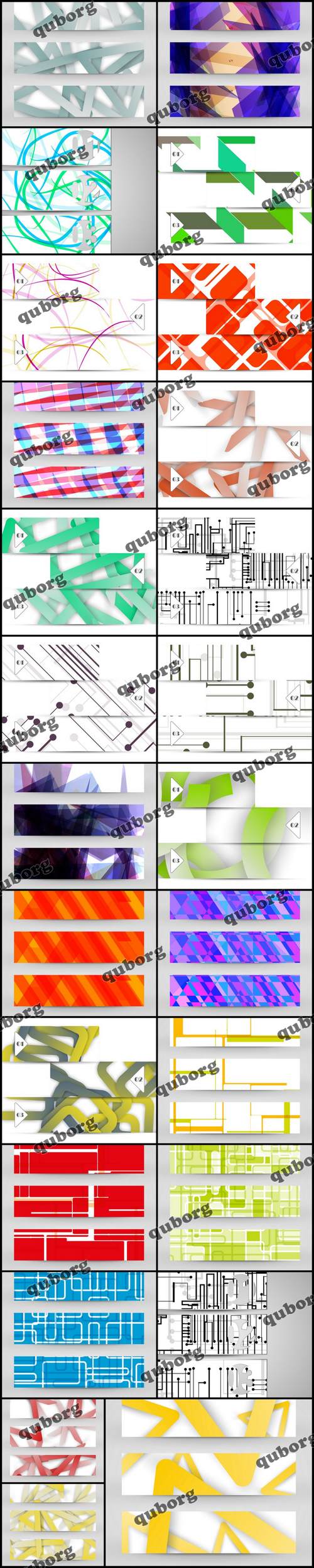 Stock Vector - Collection of Vector Banners 9